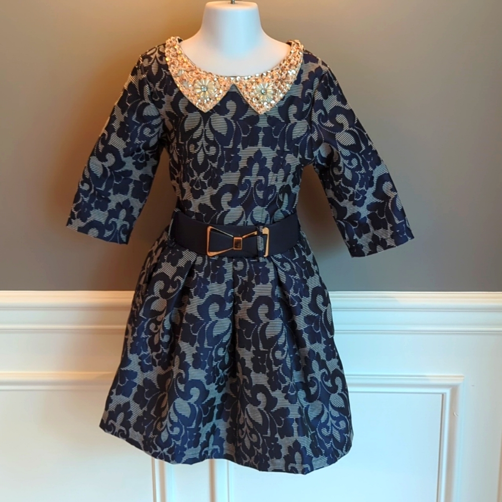 Girl imoga Blue dress Size 6